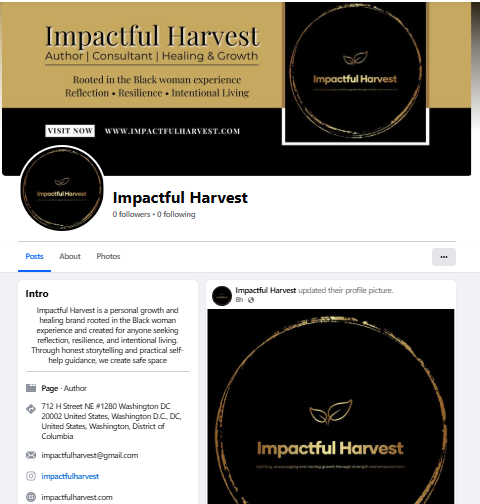 Impactful Harvest - Facebook